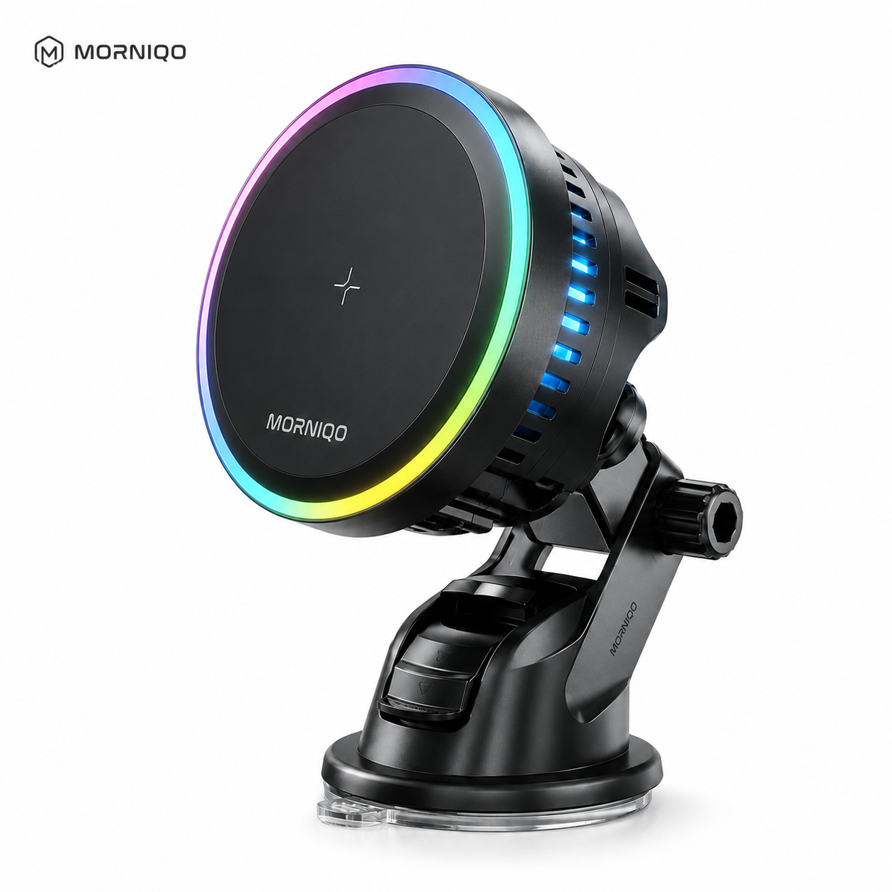 15W Magnetic Wireless Car Charger & Phone Mount